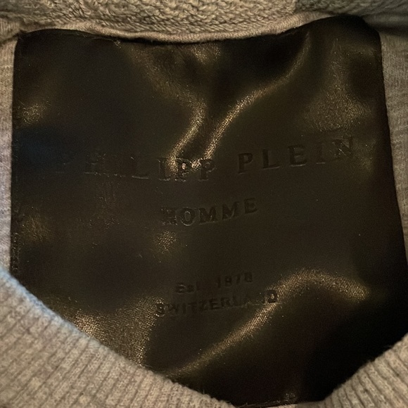 Philipp Plein Homme Men's Gray Sweatshirt - Picture 11 of 16